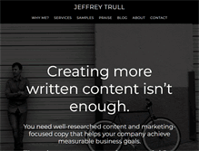 Tablet Screenshot of jeffreybtrull.com